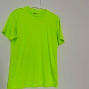 QBK Kids Neon Dry Fit Rash Guard Shirt – Size 8 – UPF 50+ Short Sleeve